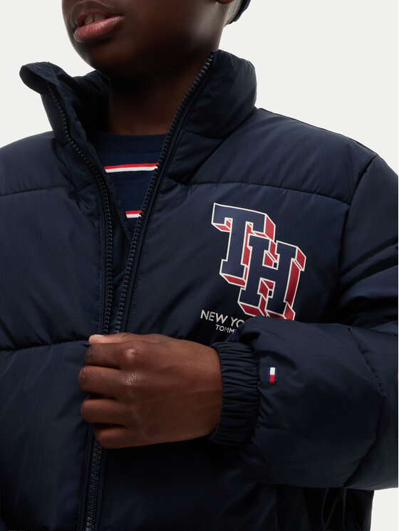 Tommy Hilfiger Tommy Hilfiger Prijelazna jakna KB0KB10616 Tamnoplava Regular Fit
