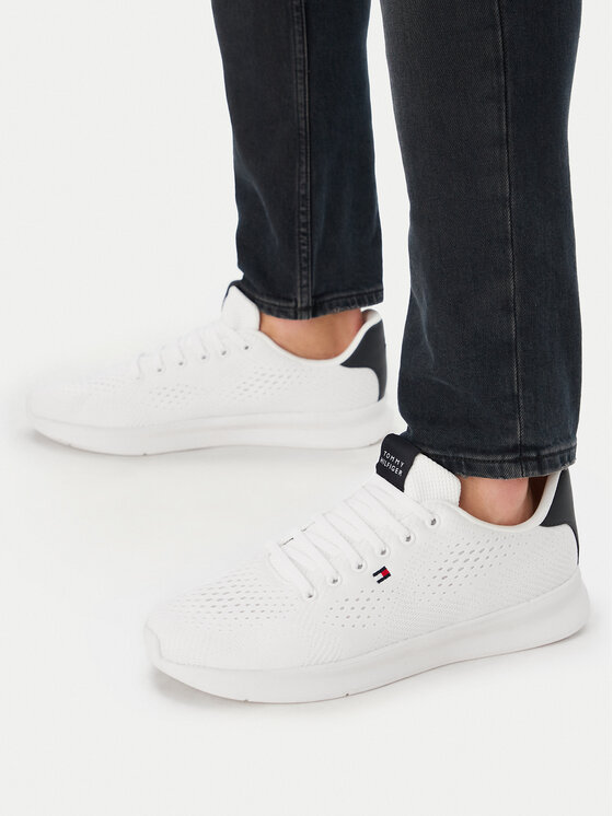 Tommy Hilfiger Tommy Hilfiger Sneakers Lightweight Runner FM0FM05909 Alb