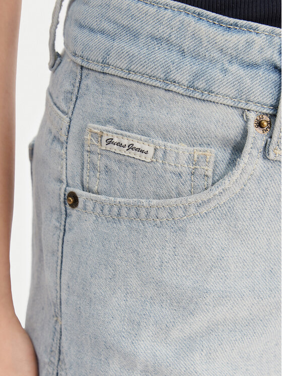 Guess Jeans Guess Jeans Džinsai W6GA2T D6534 Mėlyna Wide Leg