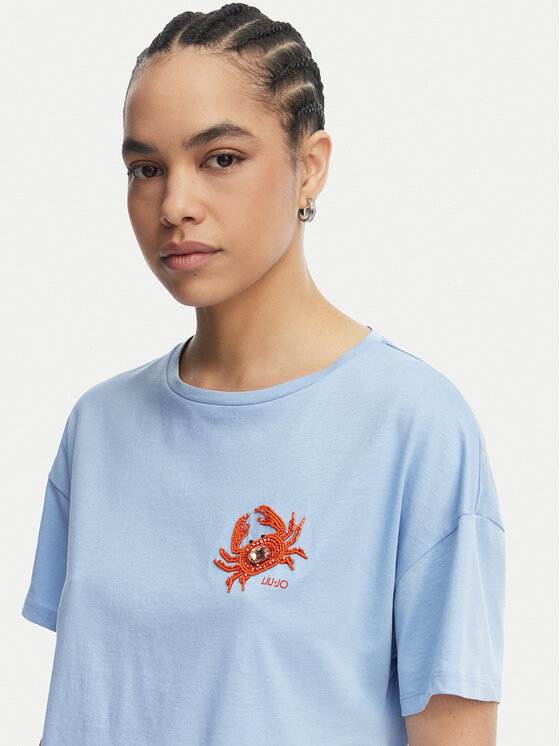Liu Jo Liu Jo T-Shirt WA6414 JS923 Blau Regular Fit