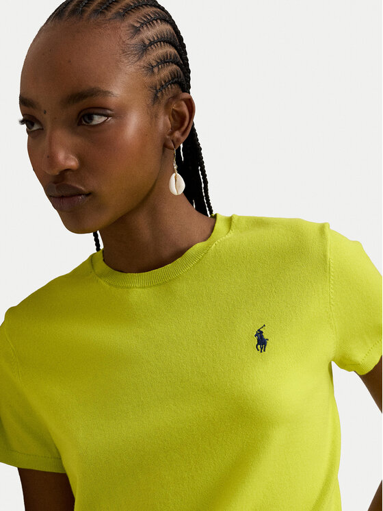 Polo Ralph Lauren Polo Ralph Lauren Tričko 211971872503 Zelená Slim Fit