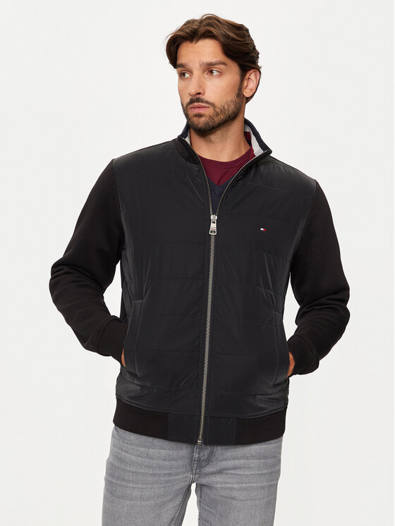 Tommy Hilfiger Mikina MW0MW35543 Čierna Regular Fit