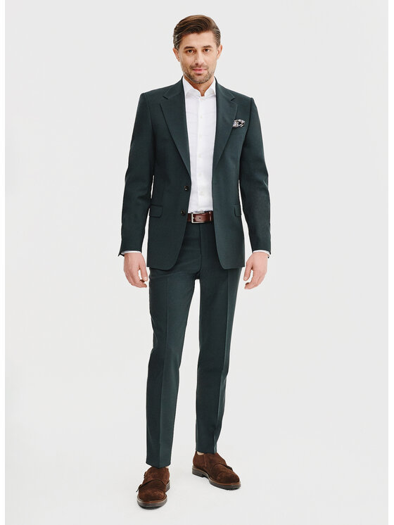 Pako Lorente Pako Lorente Marynarka P25SP-3G-029 Zielony Slim Fit