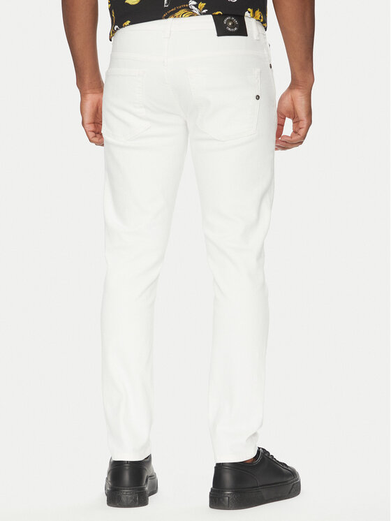 Versace Jeans Couture Versace Jeans Couture Jeans hlače 78GAB5D0 Bela Slim Fit