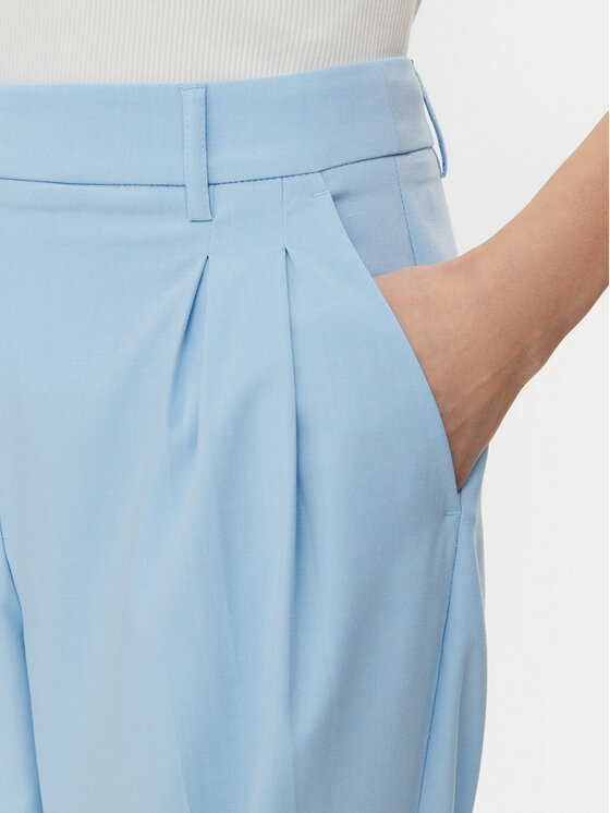 Vero Moda Vero Moda Bavlnené nohavice Liba 10324626 Modrá Wide Leg