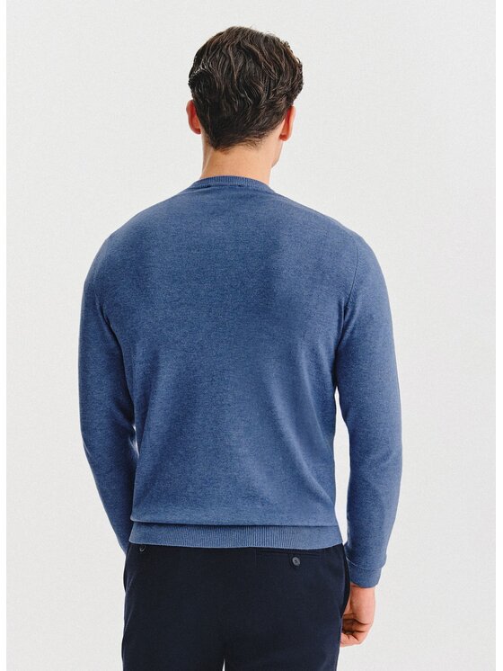 Pako Lorente Pako Lorente Sweter P25WN-2X-034 Niebieski Classic Fit