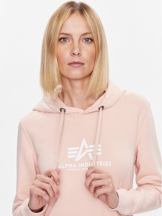 Alpha Industries Alpha Industries Felpa New Basic 196032 Rosa Regular Fit
