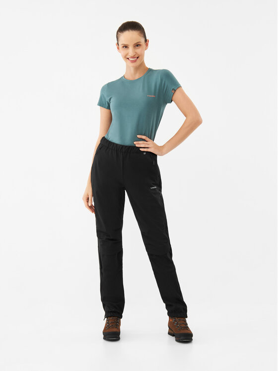 Viking Viking Spodnie outdoor Nordend Lady Czarny Regular Fit
