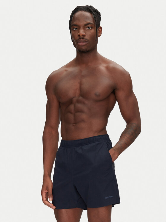 Calvin Klein Swimwear Calvin Klein Swimwear Úszónadrág KM0KM01118 Sötétkék Regular Fit