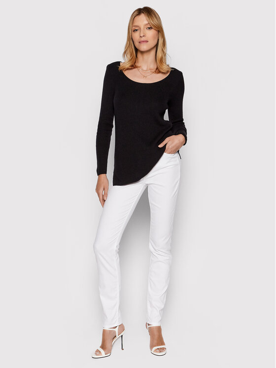 Maglione Essential Rib Scoop K20K203477 Nero Slim
