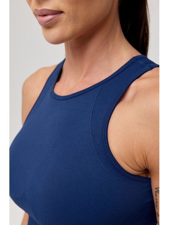ROUGH RADICAL ROUGH RADICAL Biustonosz sportowy SEAMLESS LINEA SPORTS BRA Granatowy