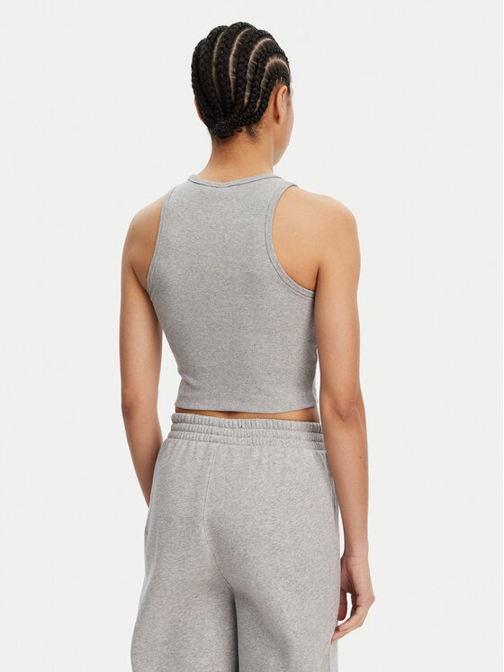 adidas adidas Marškinėliai Essentials IY9649 Pilka Slim Fit