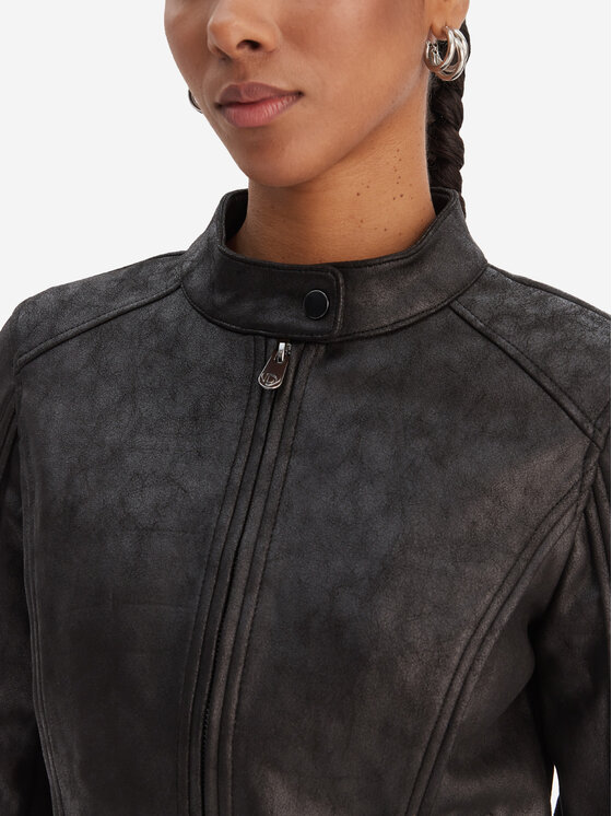 Desigual Desigual Übergangsjacke 26SWEW10 Schwarz Regular Fit