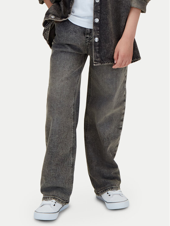 Calvin Klein Calvin Klein Дънки Skater LVCKTJC21B Тъмносив Regular Fit