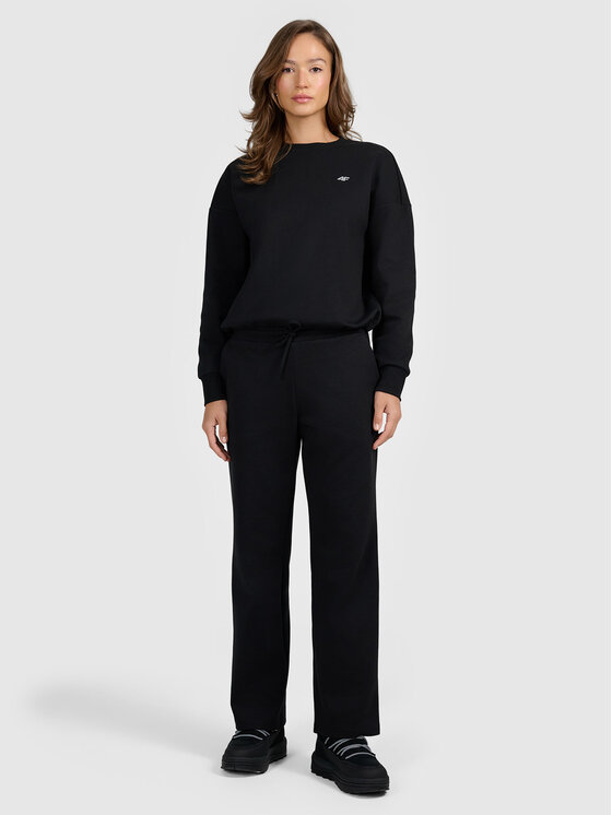 4F 4F Bluza FOB Czarny Loose Fit