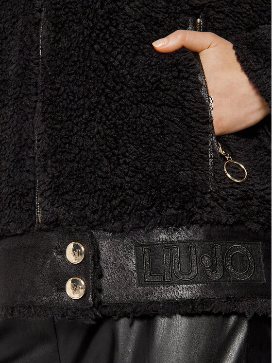 Cappotto in shearling TF1041 E0735 Nero Regular