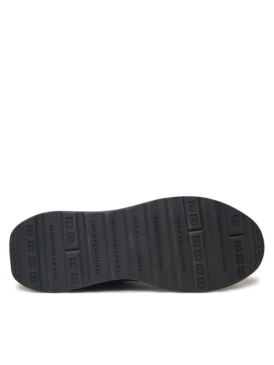 Tommy Hilfiger Tommy Hilfiger Laisvalaikio batai Retro Runner Mix Rwb FM0FM05371 Juoda