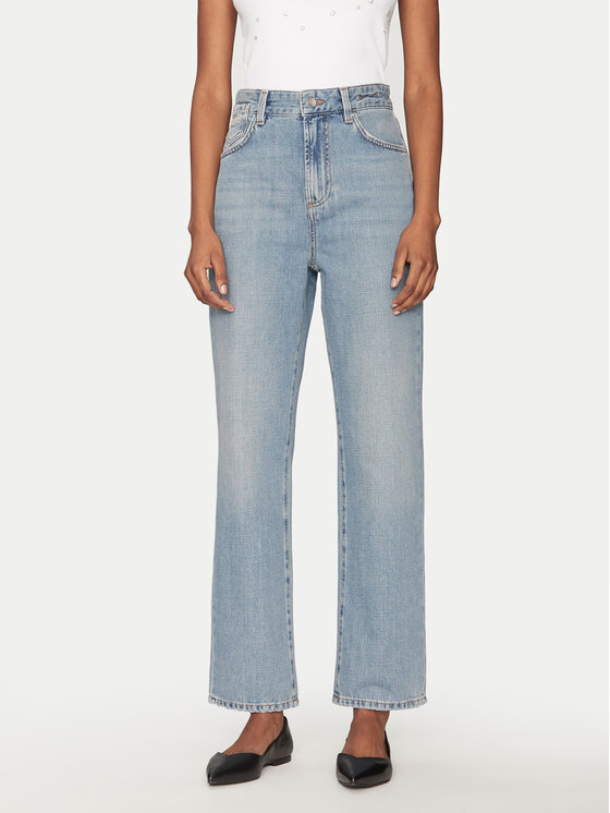 Marella Marella Jeans hlače Mom 2513181084 Modra Mom Fit