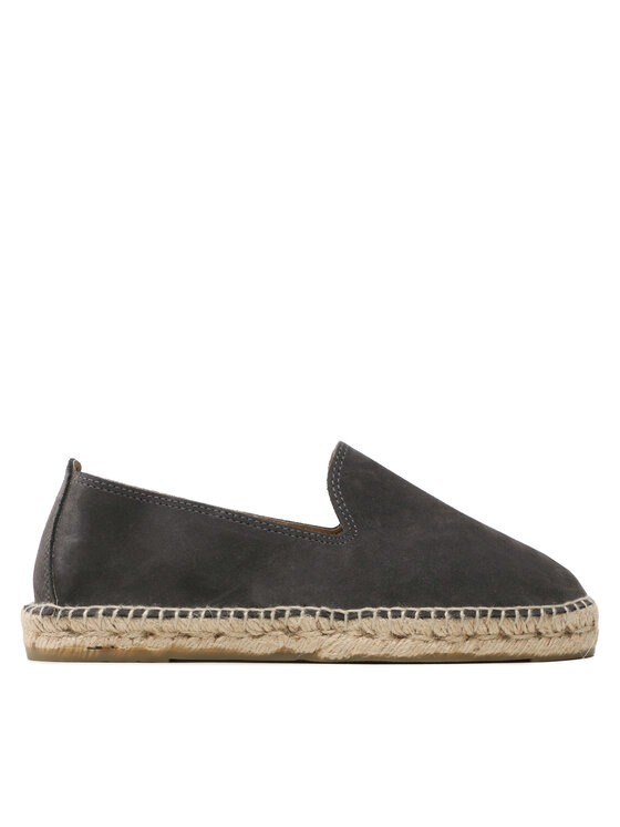 Férfi Espadrilles Manebi, Méret: 41, Szürke, Suede Flat Espadrilles W 1.0 C0