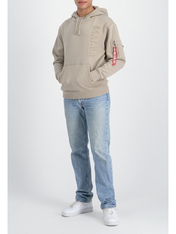 Alpha Industries Alpha Industries Світшот 138333 Бежевий Regular Fit
