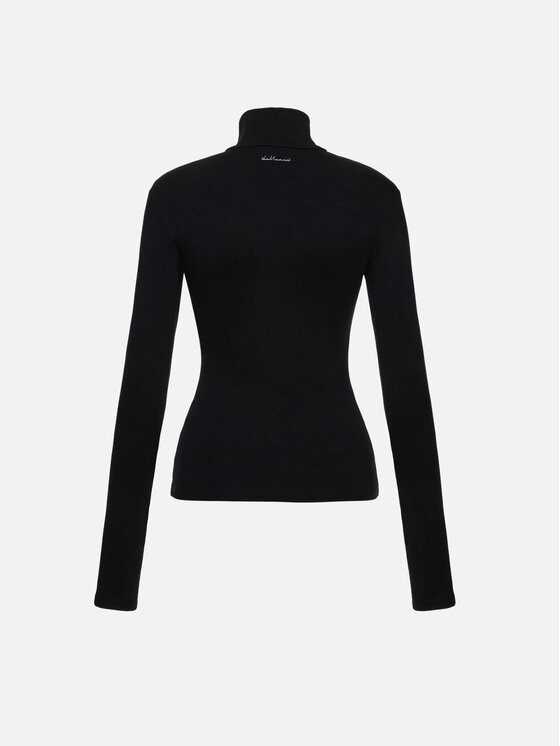 La Mania La Mania Blusa HALI Nero Basic Fit