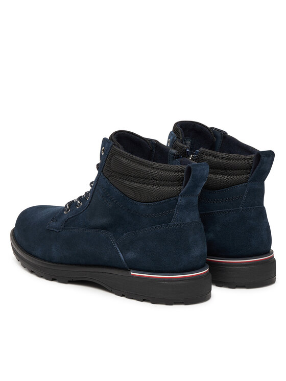 Tommy Hilfiger Tommy Hilfiger Kotníková obuv Corporate W FM0FM05605 Tmavomodrá