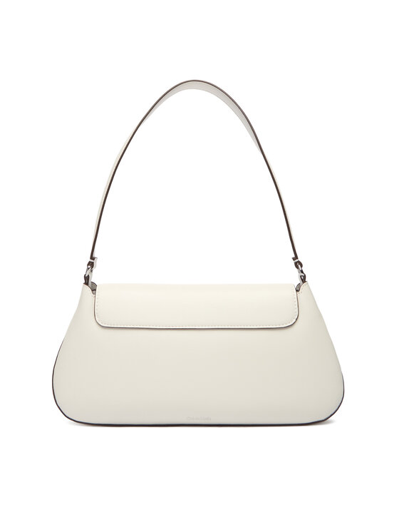 Calvin Klein Calvin Klein Kabelka Hardware Flap Shoulder Bag LV04F3146G Bílá