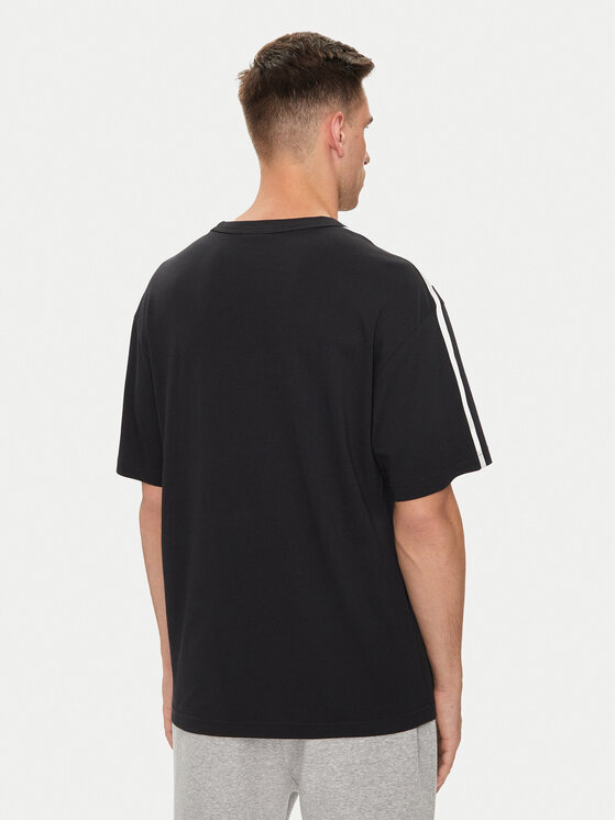 Reebok Reebok Футболка Cl Court Sport Ss Tape Tee 100202807 Чорний Regular Fit