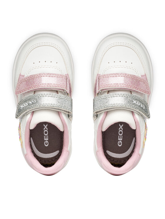 Geox Geox Sneakersy B Eclyper Girl B655MB 000BC C1R8S M Bílá