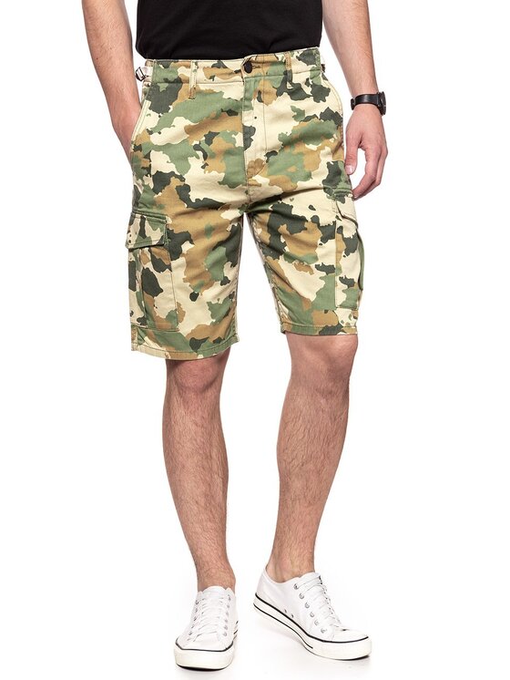 Lee Lee Pantaloncini di tessuto FATIGUE SHORTS Multicolore Loose Fit