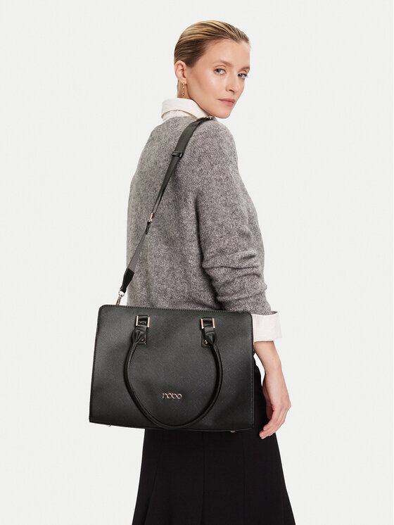 Nobo Nobo Rankinė NBAG-P2280-C020 Juoda