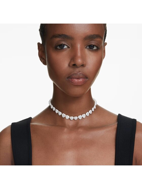 Swarovski Swarovski Naszyjnik Choker Capsule angelic Ariana Grande 5720861 Srebrny