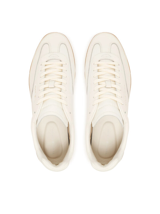 Tommy Hilfiger Tommy Hilfiger Sneakersy Lo Lux Lth FM0FM05815 Écru