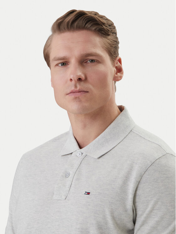 Tommy Jeans Tommy Jeans Polo majica DM0DM22711 Siva Regular Fit