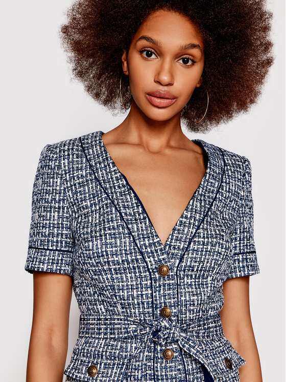 Marciano Guess Marciano Guess Плетена рокля Spencer Tweed 2GGK18 9701Z Цветен Slim Fit