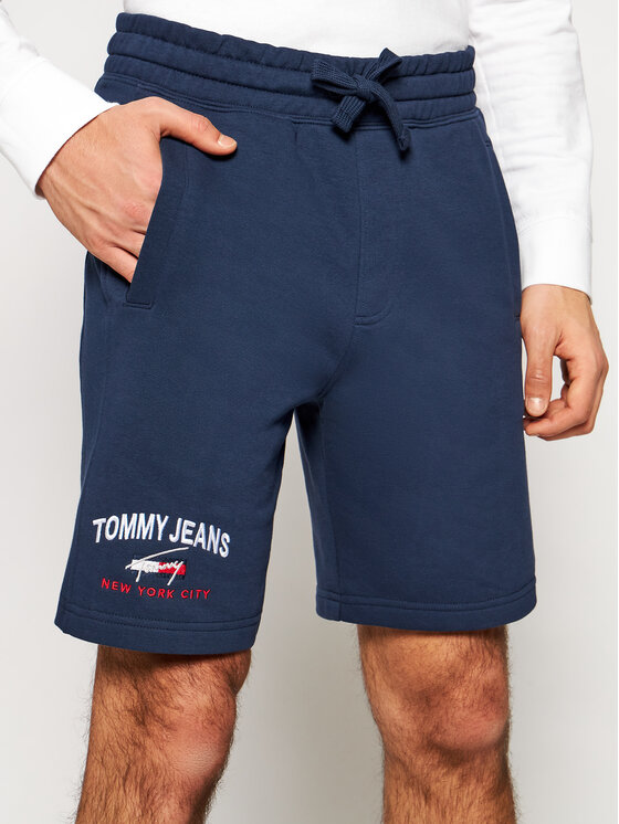 Tommy Hilfiger - Pantaloncini Blu Bimbo Teen - annameglio.com shop online