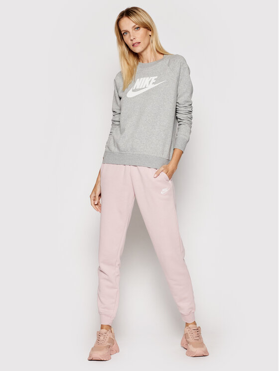 Nike Nike Bluza Essential Crew BV4112 Szary Standard Fit