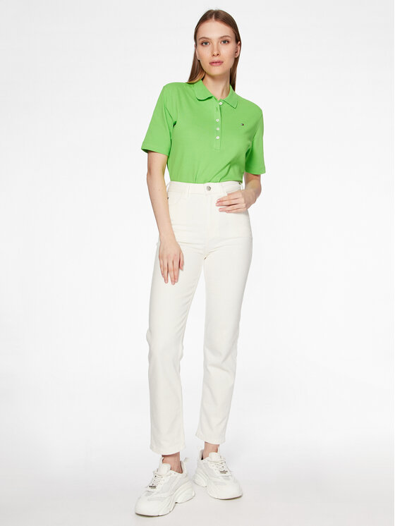 Tommy Hilfiger Tommy Hilfiger Polo 1985 WW0WW37820 Verde Regular Fit