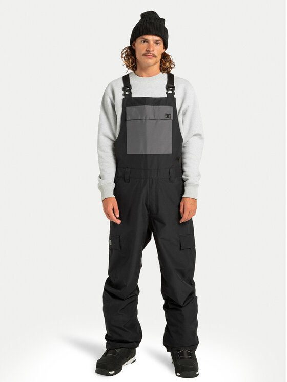 DC Shoes DC Shoes Snowboardové nohavice Docile Bib ADYTP03052 Čierna Regular Fit