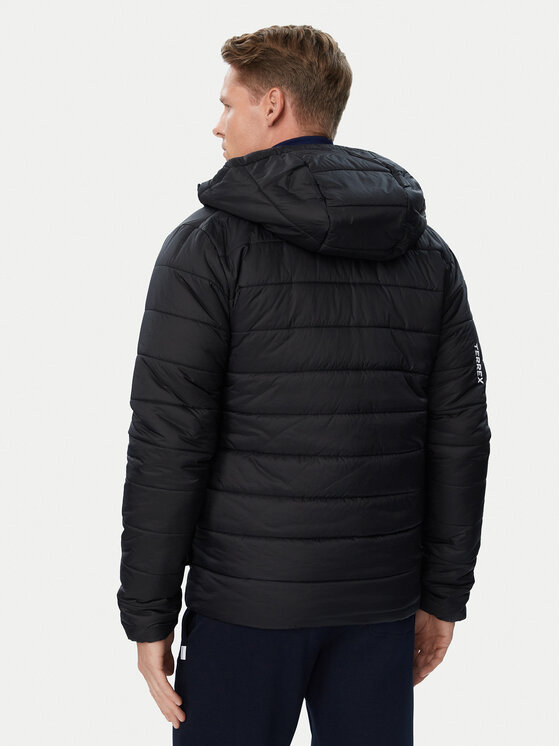 adidas adidas Outdoor яке Terrex Multi Essentials Climawarm Insulated Hooded Jacket KX4221 Черен Regular Fit