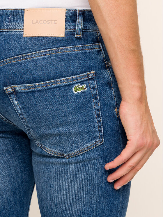Lacoste Džinsai HH7510 Tamsiai mėlyna Slim Fit • Modivo.lt