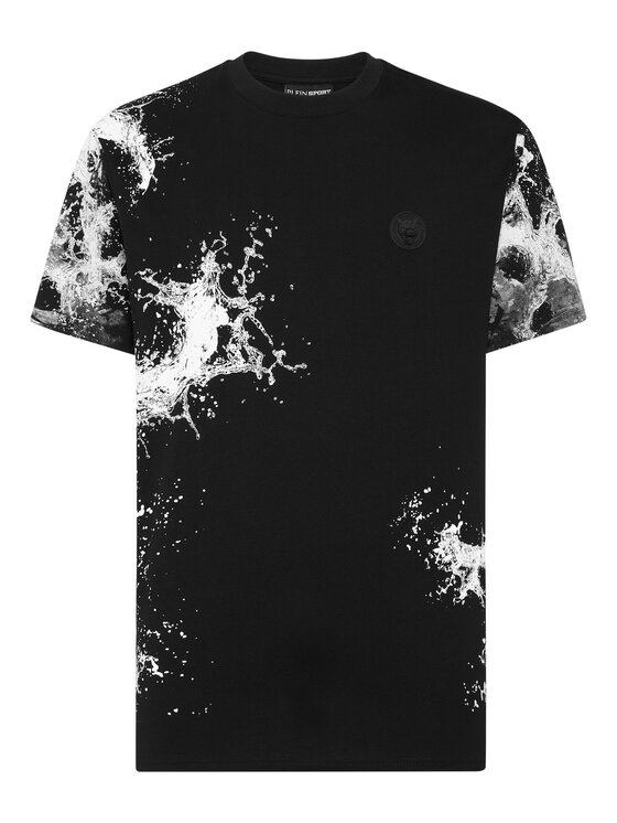 Plein Sport Plein Sport T-Shirt 4877 Czarny Regular Fit