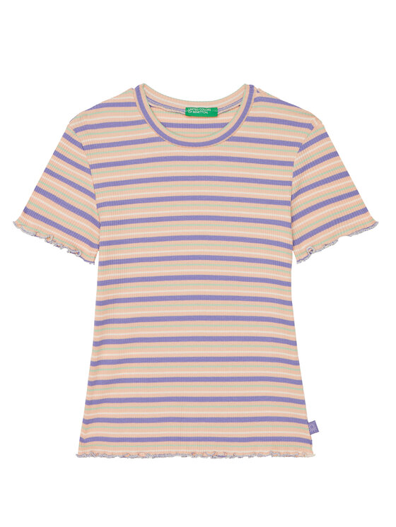 United Colors Of Benetton United Colors Of Benetton T-shirt 3TLVC10N0 Šarena Regular Fit