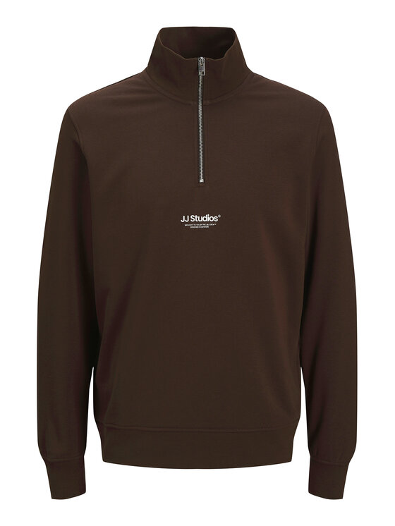 Jack&Jones Jack&Jones Majica dugih rukava Soho 12278793 Smeđa Relaxed Fit