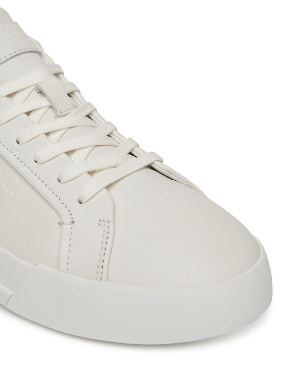 Tommy Hilfiger Tommy Hilfiger Снікерcи Court Best Tumbled Lth FM0FM05324 Écru