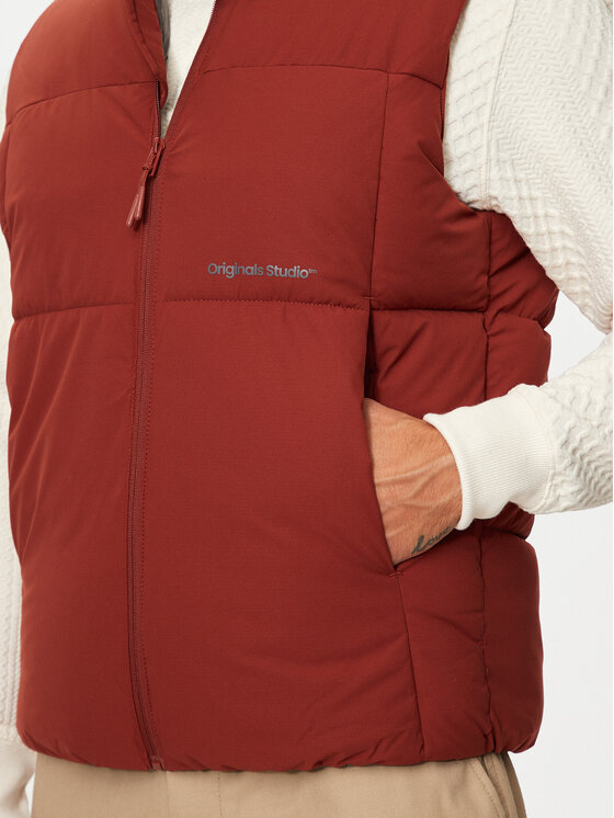Jack&Jones Jack&Jones Prsluk Vesterbro 12260442 Smeđa Regular Fit
