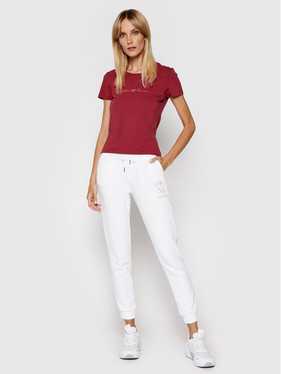 T-shirt 163139 1P223 05573 Bordeaux Regular Fit