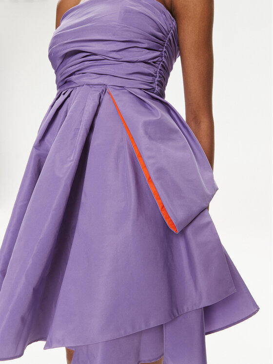 PINKO Pinko Cocktail obleka Fiamma fiole101589 Y3LE Vijolična Regular Fit