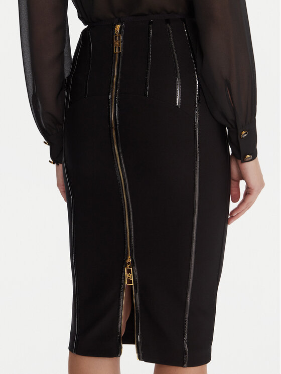 Elisabetta Franchi Elisabetta Franchi Φούστα pencil GO-124-57E2-V460 Μαύρο Slim Fit