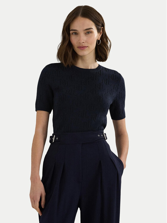 Lauren Ralph Lauren Pulover 200909156004 Bleumarin Regular Fit